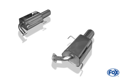 FOX Subaru Outback/ Legacy Outback BP - Kombi (Station Wagon) Endschalldämpfer rechts/links - 129x106 Typ 44 rechts/links