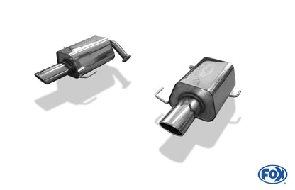 FOX Subaru Outback/ Legacy BL - Limousine Endschalldämpfer rechts/links - 115x85 Typ 44 rechts/links