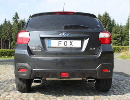 FOX Subaru XV Endschalldämpfer quer Ausgang rechts/links - 145x65 Typ 59 rechts/links