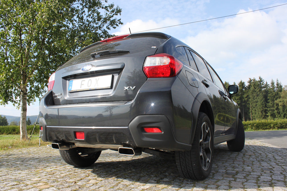 FOX Subaru XV Endschalldämpfer quer Ausgang rechts/links - 145x65 Typ 59 rechts/links