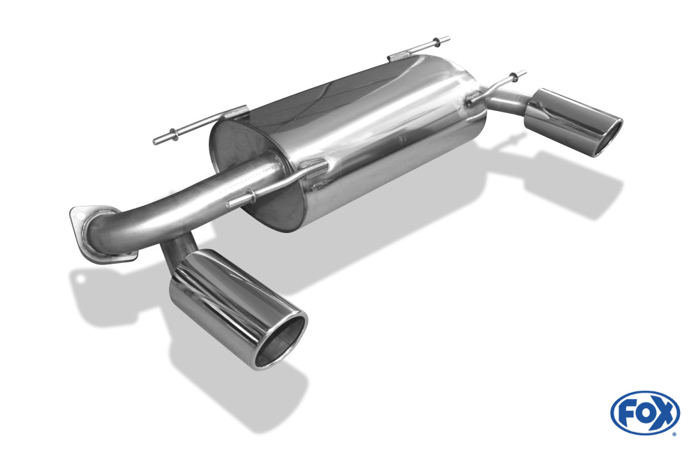 FOX Subaru BRZ/ Toyota GT86 Endschalldämpfer quer Ausgang rechts/links - 1x100 Typ 16 rechts/links