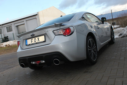 FOX Subaru BRZ/ Toyota GT86 Endschalldämpfer quer Ausgang rechts/links - 129x106 Typ 32 rechts/links
