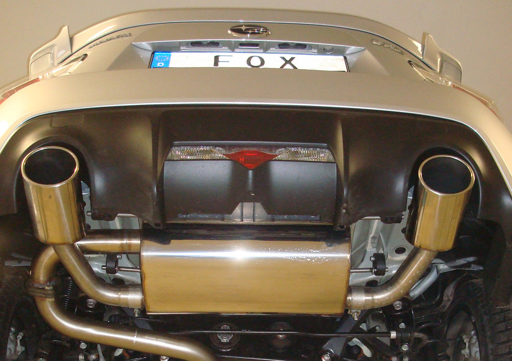 FOX Subaru BRZ/ Toyota GT86 Endschalldämpfer quer Ausgang rechts/links - 129x106 Typ 32 rechts/links