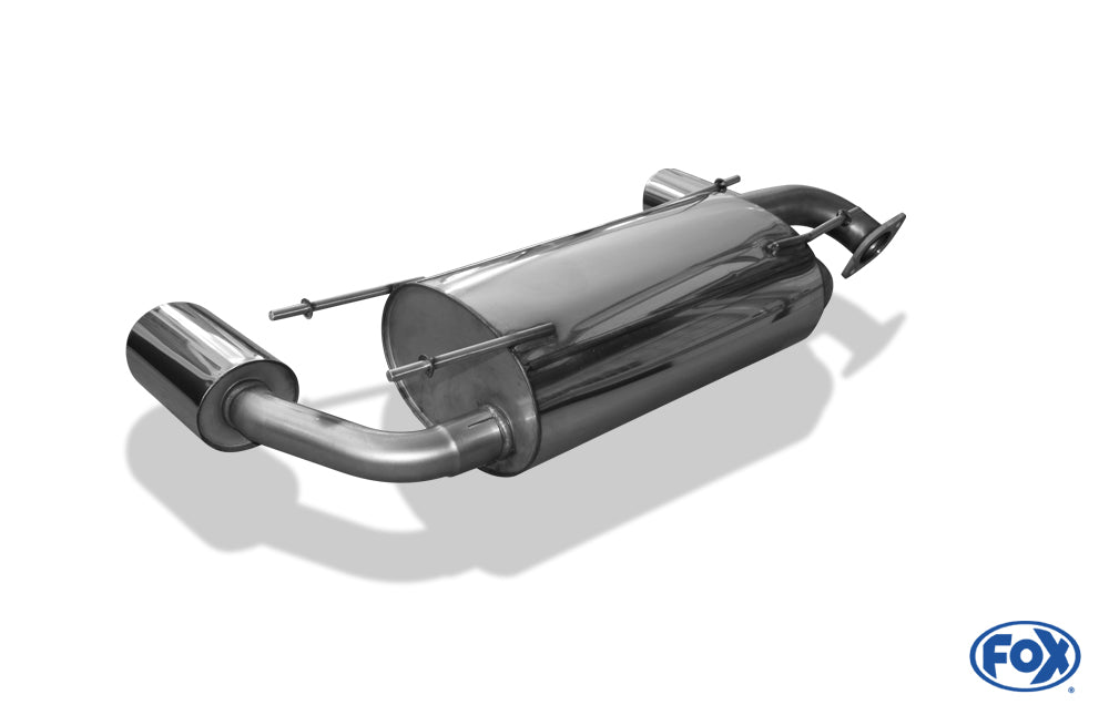 FOX Subaru BRZ/ Toyota GT86 Endschalldämpfer quer Ausgang rechts/links - 129x106 Typ 32 rechts/links