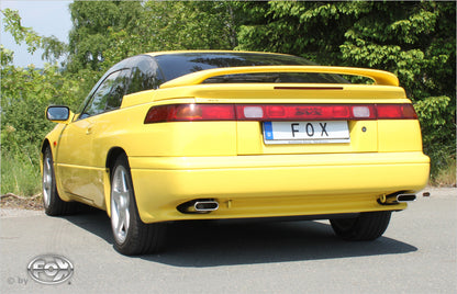 FOX Subaru SVX Endschalldämpfer quer Ausgang rechts/links - 130x50 Typ 52 rechts/links