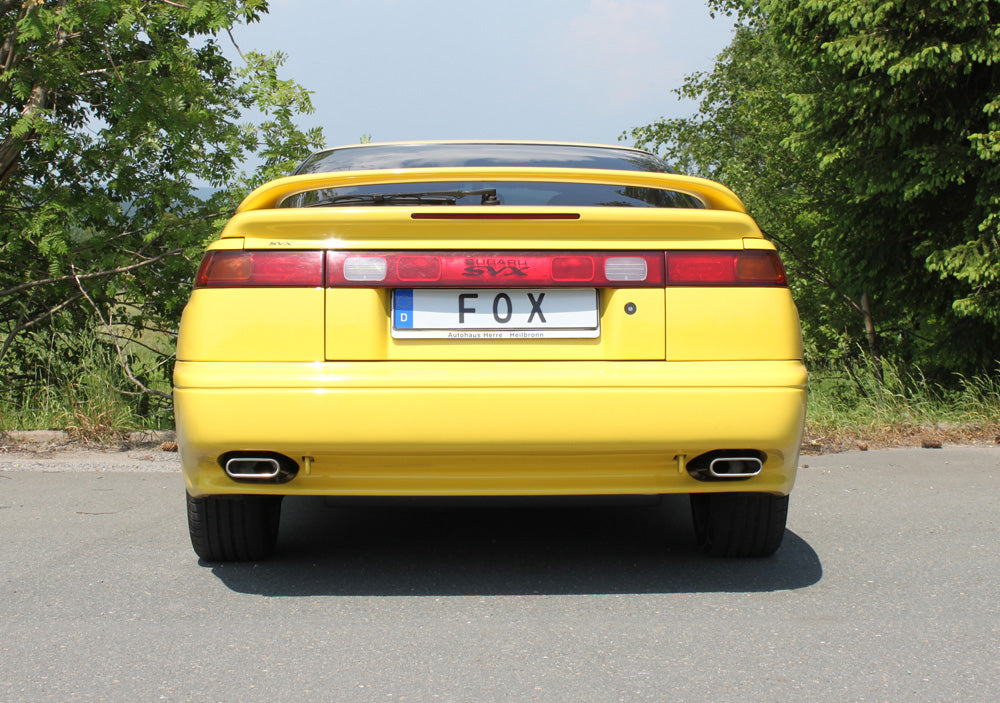 FOX Subaru SVX Endschalldämpfer quer Ausgang rechts/links - 130x50 Typ 52 rechts/links