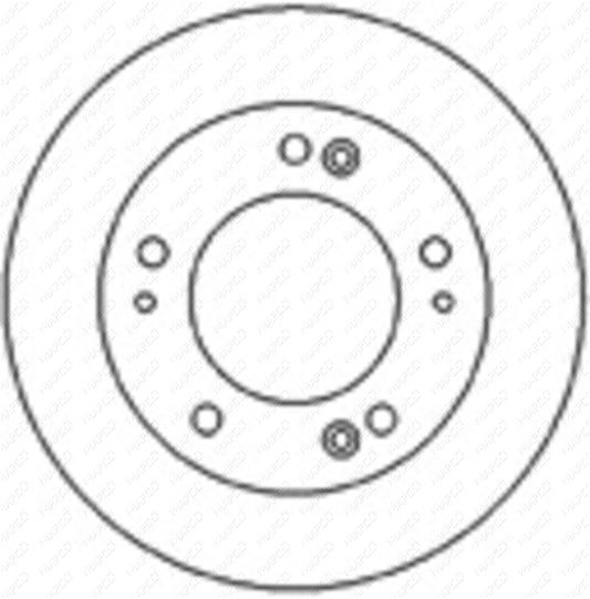 MAPCO Bremsscheibe Vorderachse  25570