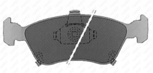 MAPCO Bremsbelagsatz, Scheibenbremse Vorderachse  6508