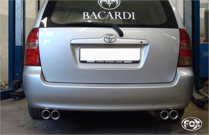 FOX Toyota Corolla E12 Combi Endschalldämpfer Ausgang rechts/links - 2x80 Typ 13 rechts/links