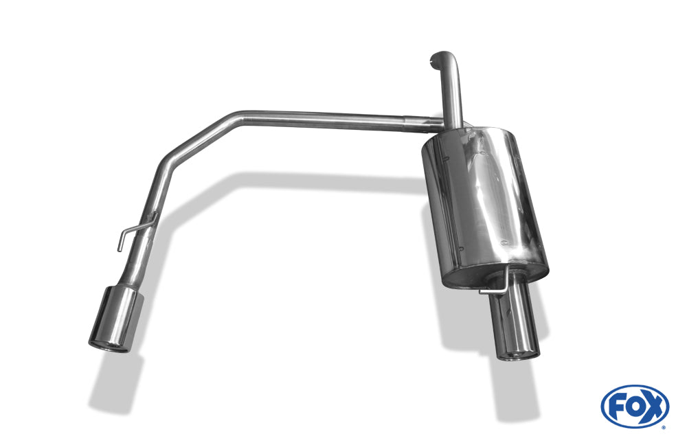 FOX Toyota Corolla E12 - Hatchback - TS Kompressor Endschalldämpfer Ausgang rechts/links - 1x100 Typ 13 rechts/links
