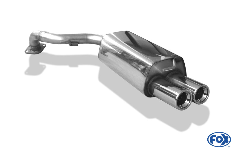 FOX Toyota Corolla Verso Diesel Bj. ab 04` Endschalldämpfer - 2x80 Typ 13