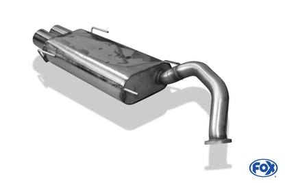 FOX Toyota Celica T20 Endschalldämpfer - 2x90 Typ 22