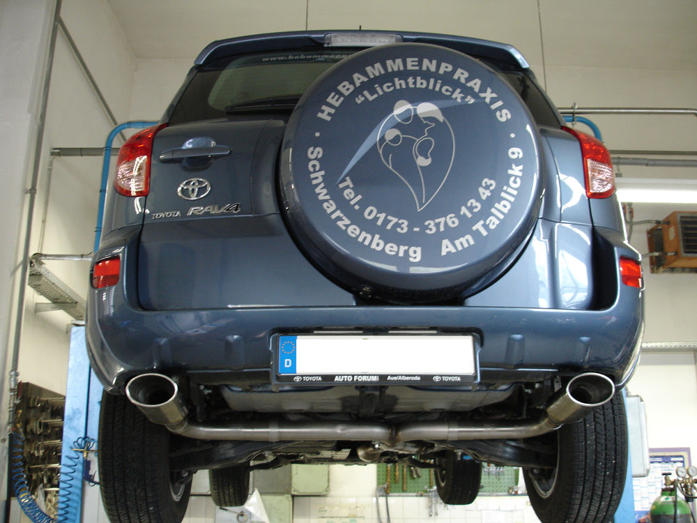 FOX Toyota RAV 4 III Endrohrsystem rechts/links passend auf original Mittelschalldämpfer - 140x90 Typ 32 rechts/links