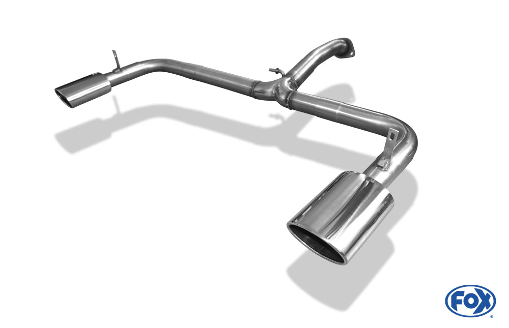 FOX Toyota RAV 4 III Endrohrsystem rechts/links passend auf original Mittelschalldämpfer - 140x90 Typ 32 rechts/links