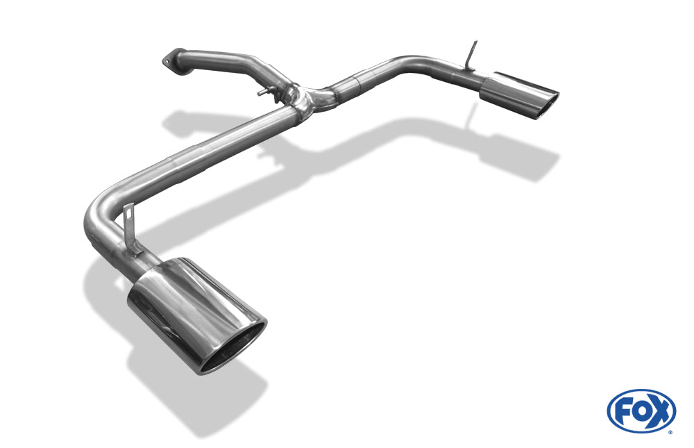 FOX Toyota RAV 4 III Endrohrsystem rechts/links passend auf original Mittelschalldämpfer - 140x90 Typ 32 rechts/links