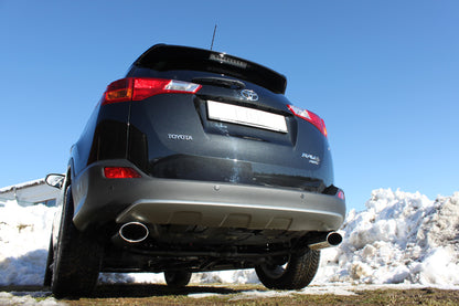 FOX Toyota RAV 4 IV Endrohrsystem rechts/links passend auf original Mittelschalldämpfer - 140x90 Typ 44 rechts/links