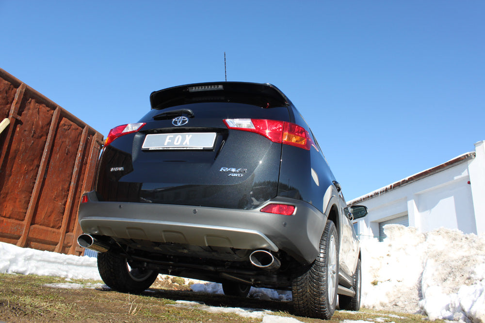 FOX Toyota RAV 4 IV Endrohrsystem rechts/links passend auf original Mittelschalldämpfer - 140x90 Typ 44 rechts/links