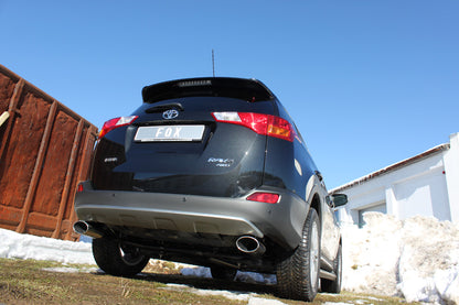 FOX Toyota RAV 4 IV Endrohrsystem rechts/links passend auf original Mittelschalldämpfer - 140x90 Typ 44 rechts/links