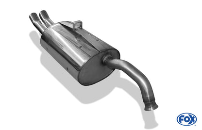 FOX Toyota Paseo Typ L5 Endschalldämpfer - 2x70 Typ 18