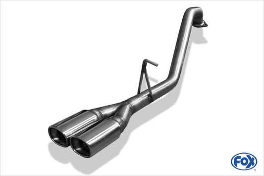 FOX Toyota Hilux III KUN25 - Double Cap - Double Cap Endrohrsystem - 2x93x79 Typ 71