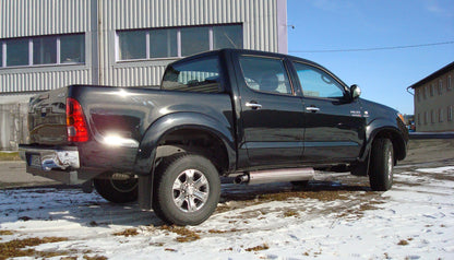 FOX Toyota Hilux III KUN25 - Double Cap - Double Cap Halbanlage Sidepipe, bestehend aus 2 Endschalldämpfern - 1x76 Typ 26 rechts/links