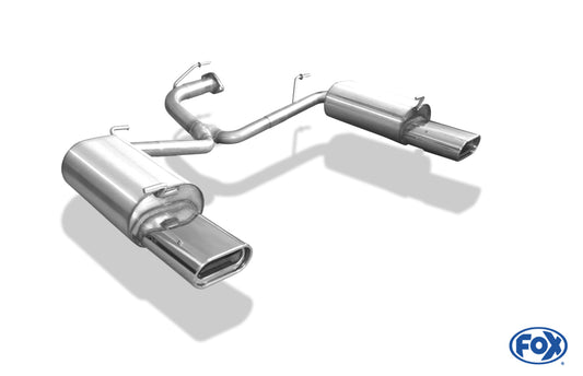 FOX Toyota Avensis T25 Diesel - Combi Endschalldämpfer rechts/links - 160x80 Typ 53 rechts/links