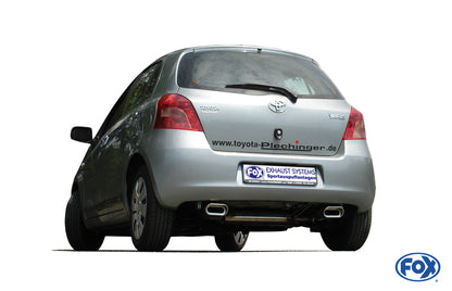 FOX Toyota Yaris XP9F Endschalldämpfer quer Ausgang rechts/links - 150x70 Typ 53 rechts/links