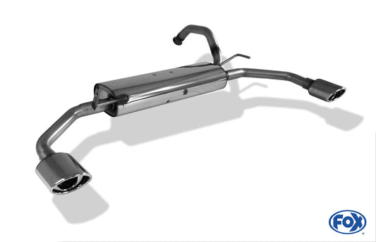 FOX CitroenC1/ Toyota Aygo Endschalldämpfer Ausgang rechts/links - 106x71 Typ 33 rechts/links