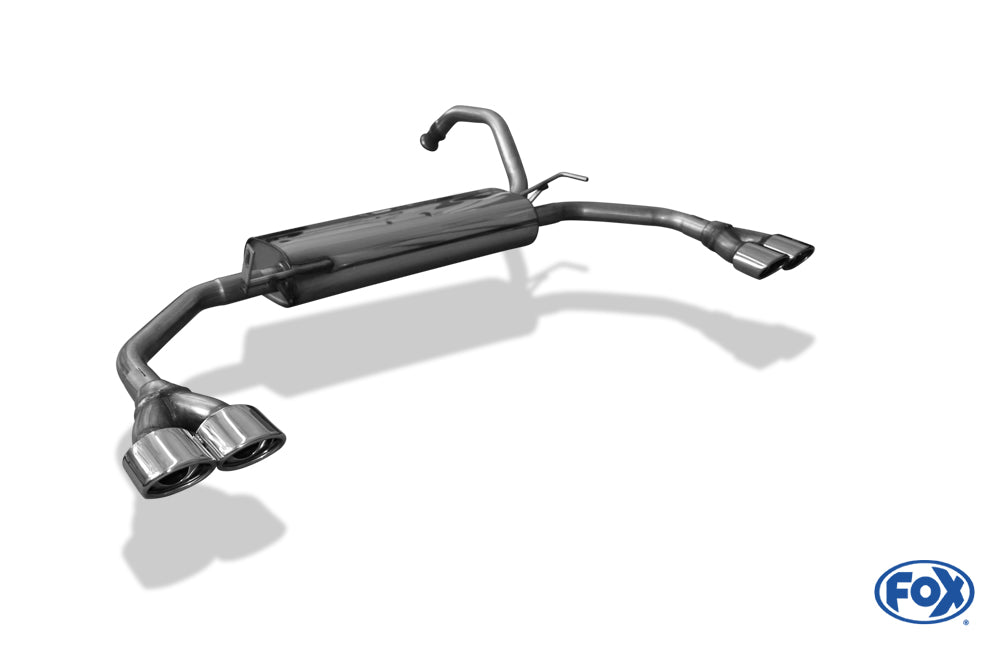 FOX CitroenC1/ Toyota Aygo Endschalldämpfer Ausgang recht/links - 2x86x54 Typ 32 rechts/links