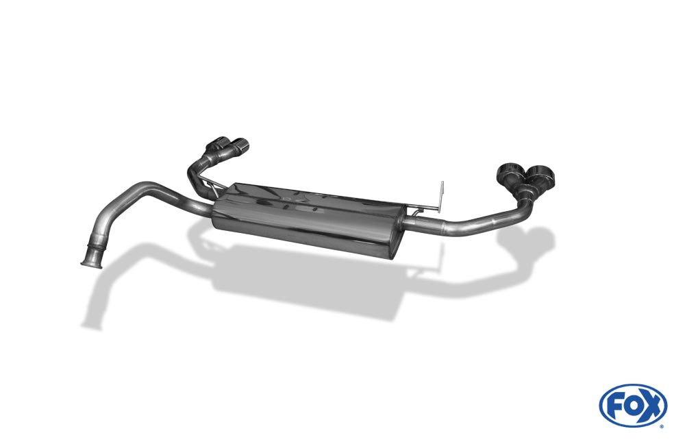 FOX CitroenC1/ Toyota Aygo Endschalldämpfer Ausgang recht/links - 2x86x54 Typ 32 rechts/links
