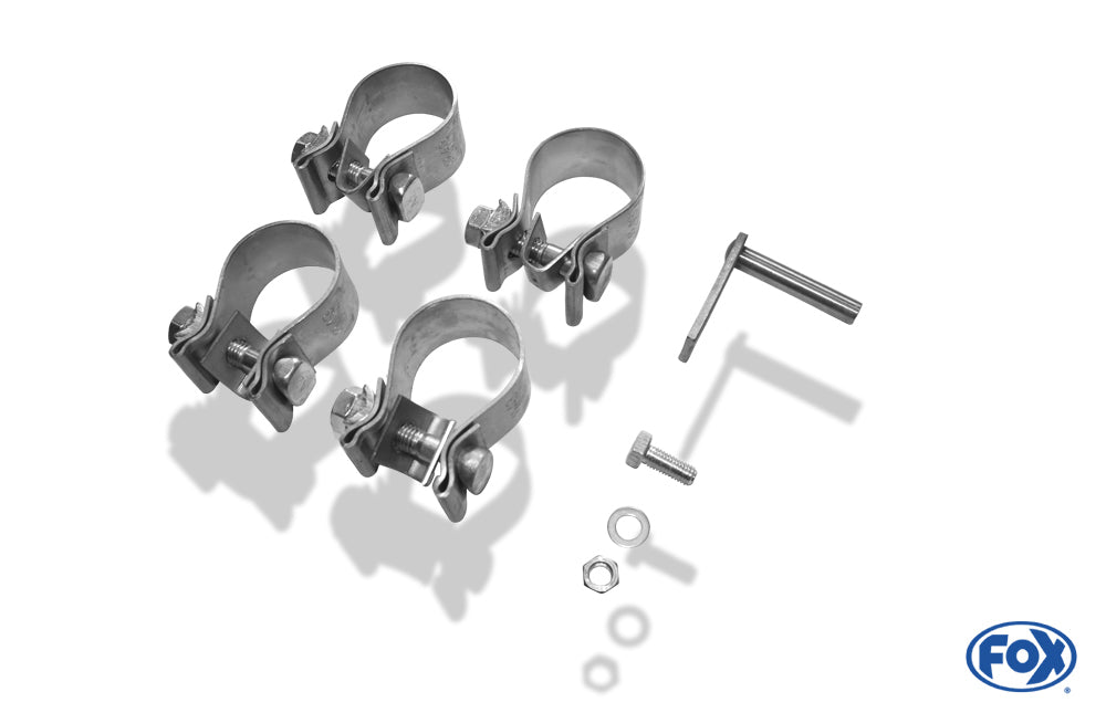 FOX CitroenC1/ Toyota Aygo Endschalldämpfer Ausgang recht/links - 2x86x54 Typ 32 rechts/links