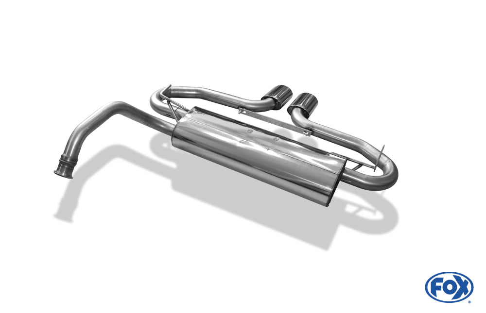 FOX CitroenC1/ Peugeot 107/ Toyota Aygo Endschalldämpfer Ausgang mittig - 2x86x54 Typ 32