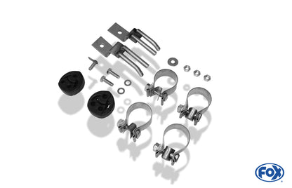 FOX Toyota Auris Benzin Endschalldämpfer rechts/links - 2x90 Typ 13 rechts/links