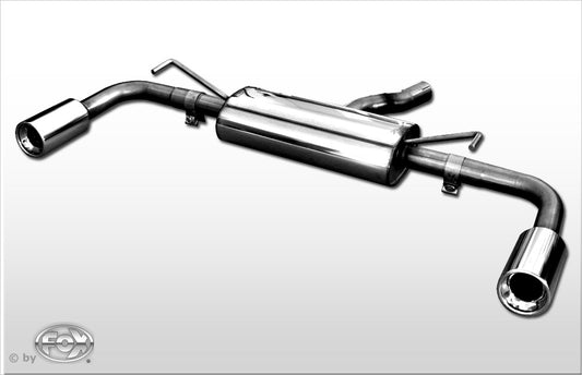 FOX Toyota Auris Diesel Endschalldämpfer rechts/links - 1x90 Typ 13 rechts/links