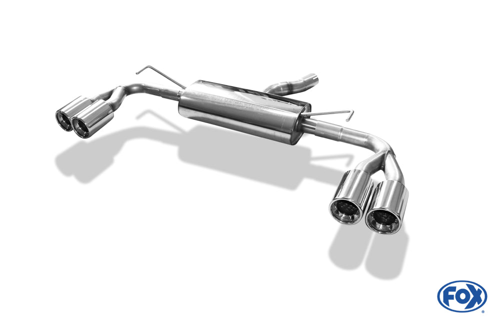 FOX Toyota Auris Diesel Endschalldämpfer rechts/links - 2x90 Typ 13 rechts/links