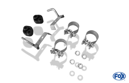 FOX Toyota Auris Diesel Endschalldämpfer rechts/links - 2x90 Typ 13 rechts/links