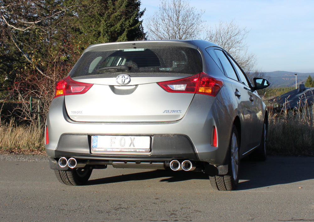 FOX Toyota Auris Benzin - E18 Endschalldämpfer rechts/links - 2x90 Typ 13 rechts/links