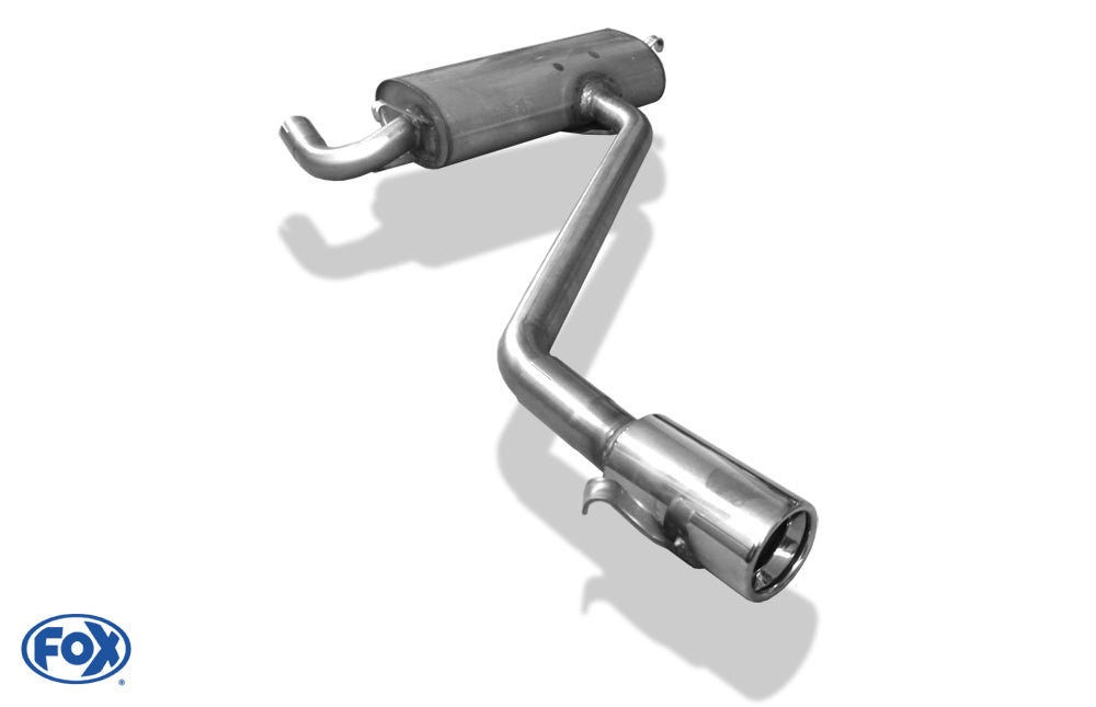 FOX Trabant 1.1 Kübelwagen Endschalldämpfer - 1x80 Typ 13