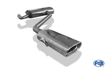 FOX Trabant 1.1 Limo & Kombi Endschalldämpfer - 135x80 Typ 53