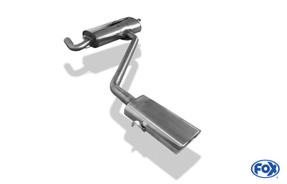 FOX Trabant 1.1 Limo & Kombi Endschalldämpfer - 135x80 Typ 53