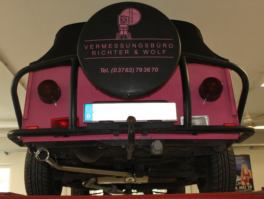 FOX Trabant 1.1 Kübelwagen Endschalldämpfer - 1x80 Typ 13