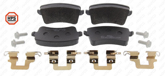 MAPCO Bremsbelagsatz, Scheibenbremse Hinterachse  6929HPS