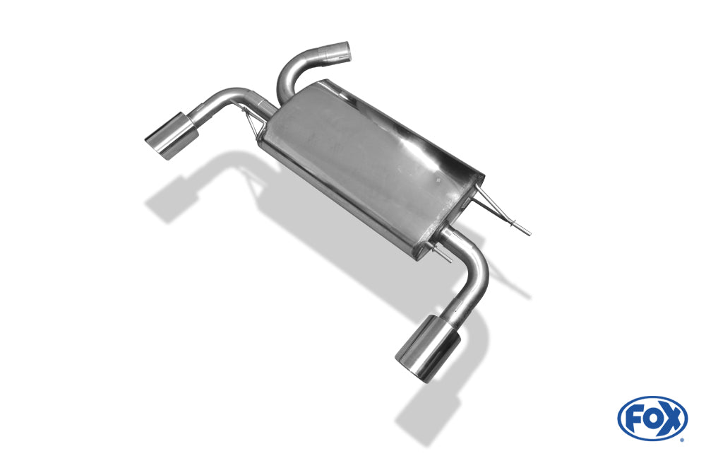 FOX Volvo XC60 Endschalldämpfer quer Ausgang rechts/links - 1x100 Typ 16 rechts/links