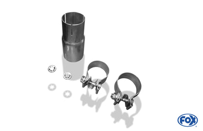FOX VW Passat 3C/ 3C CC Endschalldämpfer Ø63,5mm - 2x90 Typ 17