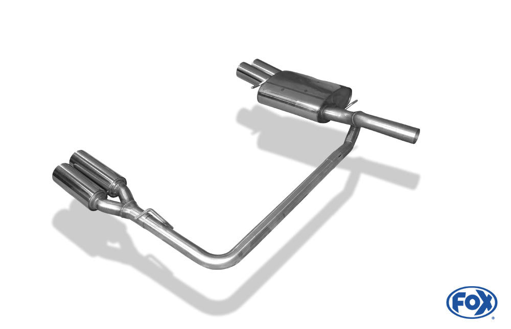 FOX VW Passat 3C/ 3C CC Endschalldämpfer Ausgang rechts/links - 2x90 Typ 13 rechts/links