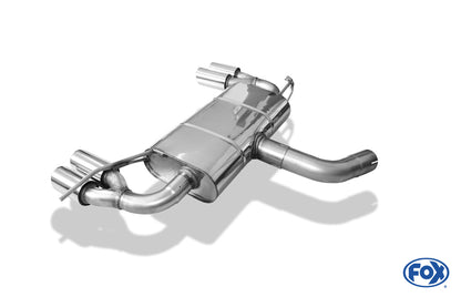 FOX VW Scirocco - 13 Endschalldämpfer Ausgang rechts/links - 2x76 Typ 17 rechts/links