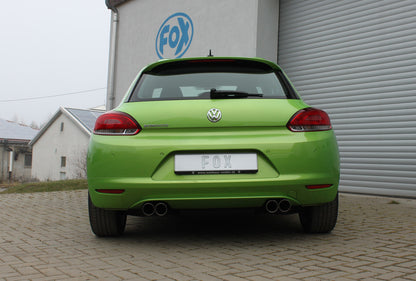 FOX VW Scirocco - 13 Endschalldämpfer Ausgang rechts/links - 2x76 Typ 25 rechts/links