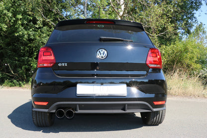 FOX VW Polo 6R - GT und GTI Endschalldämpfer 63,5mm - 2x90 Typ 14