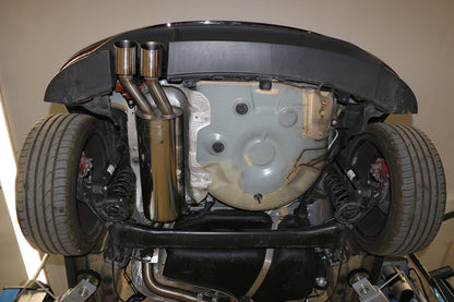 FOX VW Polo 6R - GT und GTI Endschalldämpfer 63,5mm - 2x90 Typ 14