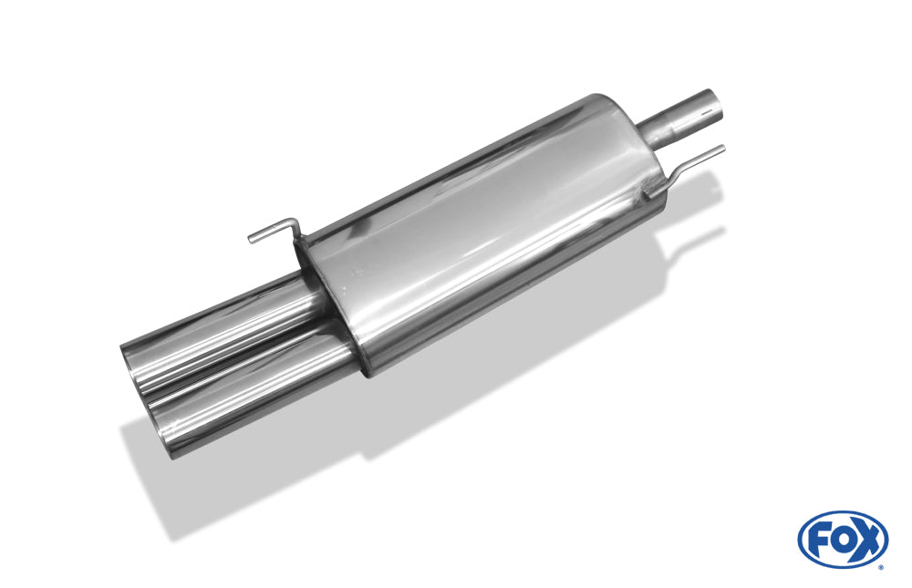 FOX VW Golf III Endschalldämpfer - 2x76 Typ 10